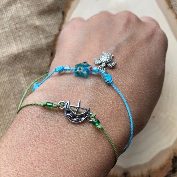 Earth and Sea Inspiration Bracelet set - Picture 8 of 11